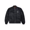 Converse SS22 Logo Loose Sports Retro Aviator Jacket Unisex Black 10024169-A03