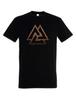 Wooden Valknut T-Shirt Mens Womens Tees Top Norse Valhall Valhalla Viking Vikings Odin Odhin Thor