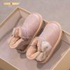 Girls Shoes Snow Boots Winter New Warm Piled Thickened Children's Large Cotton Shoes Baby Boots Winter Waterproof
