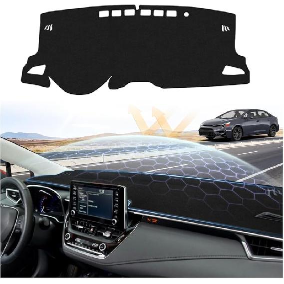 Dash Cover For 2015-2025 Ford Edge Dashboard Cover Mat For Edge Accessories Sunshade Nonslip Mesh Protector No Glare