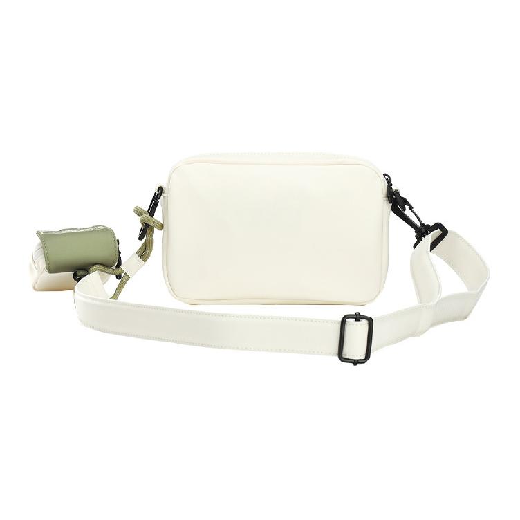 FILA X White Mountaineering Multi-Pocket Fashion Casual Basic Convenient PU Crossbody Shoulder Bag Women Bags T13W217121F