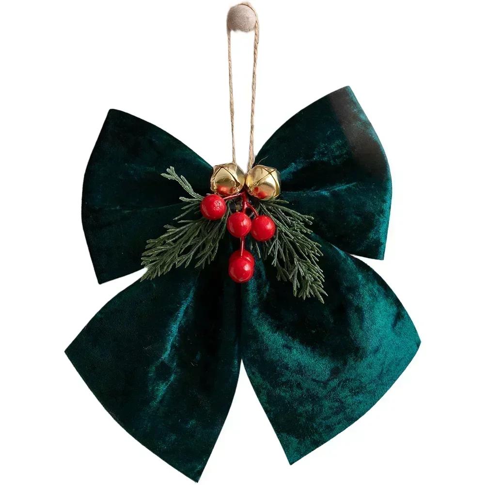 Holiday Tree Decorations Christmas Bow Ornament Christmas Decoration Charming Festive Bow Design Charming Holiday Appeal