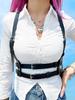 Cintura Moda Punk da Donna Stile Street Shaping Fascia Vita Bretelle da Donna Body Harness Corsetto Cintura Accessorio Abbigliamento Gotico