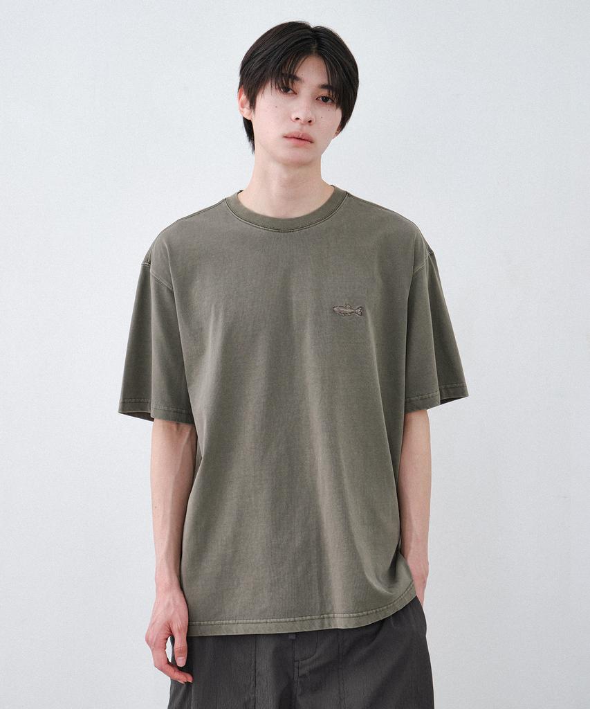 HELEMENT Uo Pigment Short Sleeve T-Shirt (L/Khaki)
