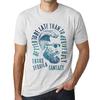 Men’s Vintage Tee Shirt Graphic T Shirt Tacos, Tequila and Fantasy Vintage White