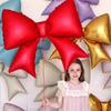 Bow Aluminum Film Balloon Photo Prop, Girl Birthday Party Scene Decoration Prop Balloon