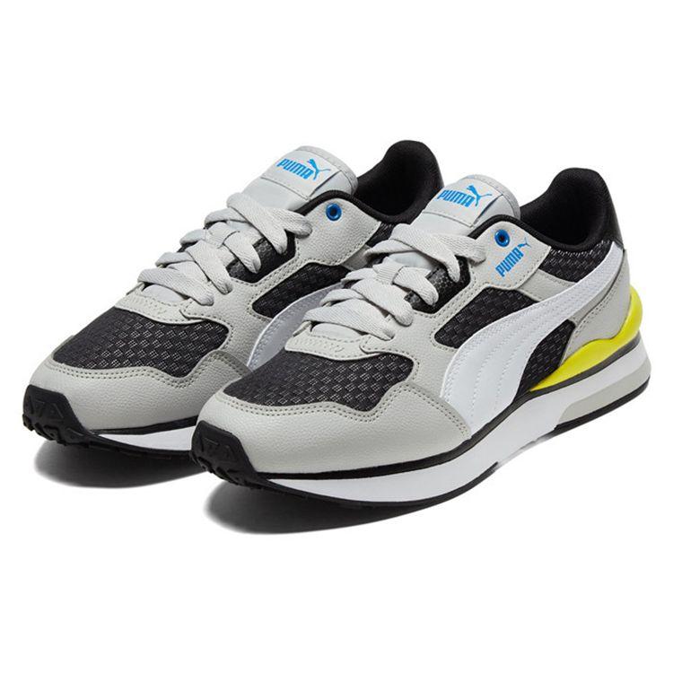 Puma R78 בד פוטור עור סינתטי רטרו ספורט נושם נמוך גפה נעלי קז'ואל לייף סטייל יוניסקס נעלי קז'ואל אפור 381067-02