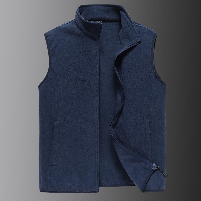 Plus Size Men Winter Warm Padded Sleeveless Vest Jacket Thick Insulated Cold Resistant Outerwear Waistcoat for Big and Tall Men