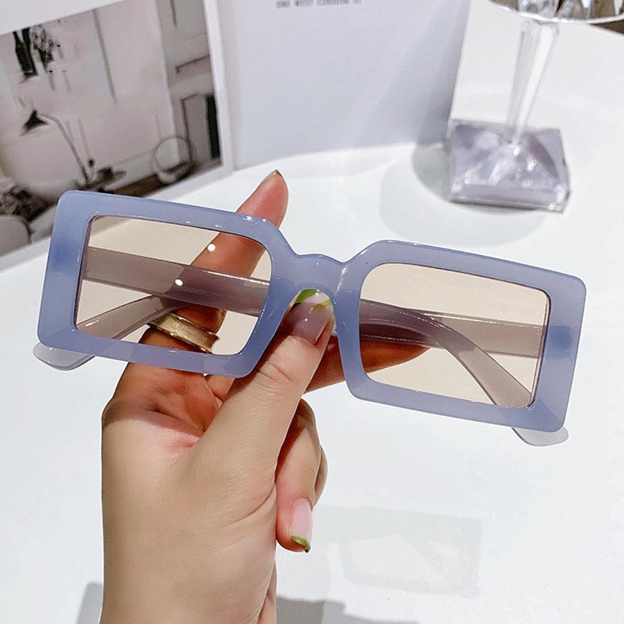 New Small Frame Sunglasses for Women Fashionable Box Sun Glasses for Men Trendy Jelly Colored Sunglasses Fashion Accessory, Non-polarized