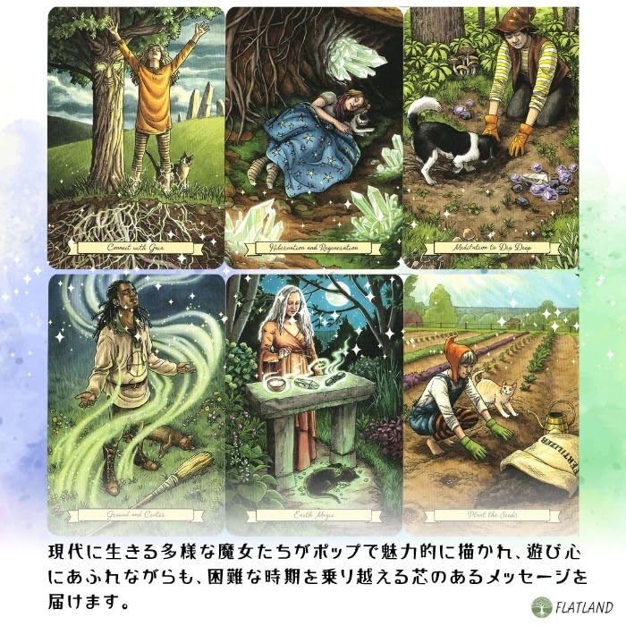 Oráculo da Bruxa do Dia a Dia Cartas de Oráculo (Autêntico) com Instruções em Japonês