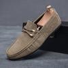 Fashion Men Loafers Shoes Suede Moccasins Summer Autumn Tassels Boat Footwear Man Brand Slip Flats Designer Men's Leather Casual Shoes