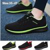 Men's Breathable Mesh Knitted Sports Shoes Unisex Lace-up Fashion Casual Running Sneakers