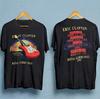 Vintage Eric Clapton Turné 2-sidig Unisex T-skjorte Alle Størrelser GE379 Unisex T-skjorte