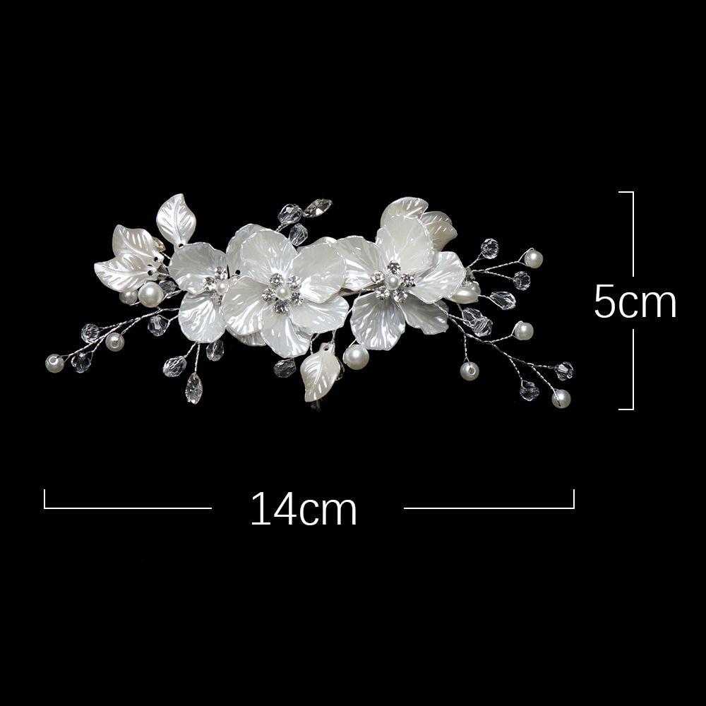 Hair Accessories Floral Style Barrette Bridesmaid Tiara Hair Combs Bridal Clips Flower Hair Pin
