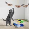 Toys Teaser Sticks with Simulated Chirping Bird  Self-Entertaining and -Boredom Gadgets for Kittens  Scratch-Resistant Pet Supplies