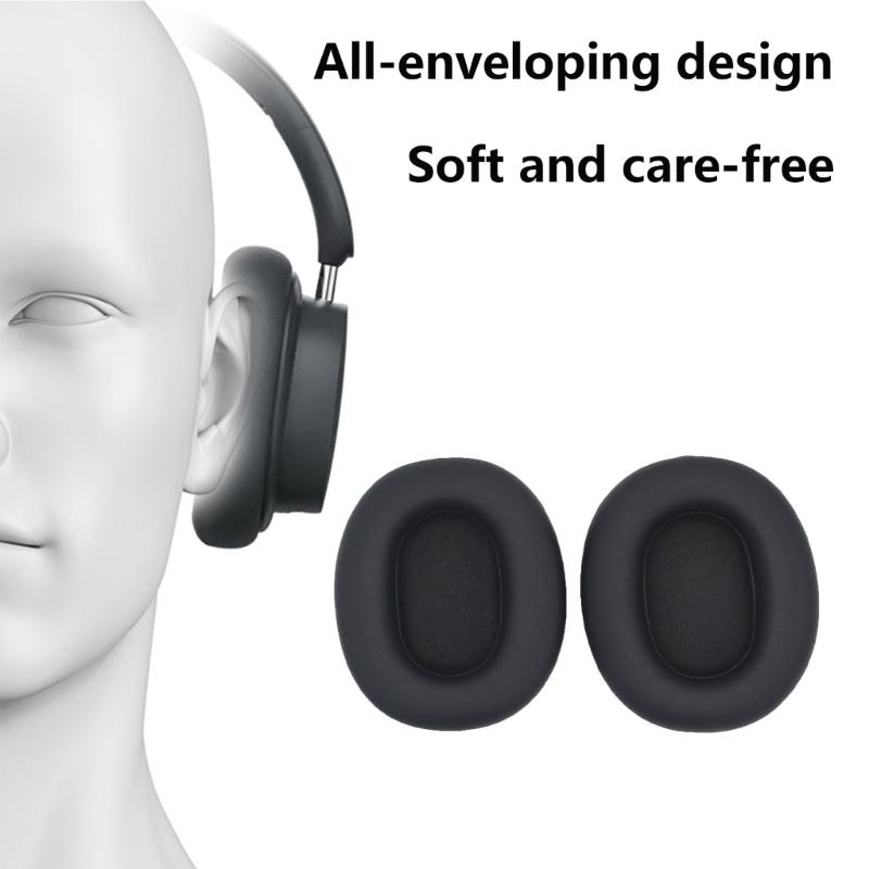 1 Pair Replacement Ear Pad Cushions for W830NB Noise Cancelling Wireless Bluetooth-compatible Headphone Earpads
