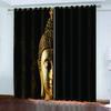 Impression 3D Lotus Zen Bouddha Draps Rideaux de Fenêtre Filtrant la Lumière pour Salon Chambre 2 Pièces Livraison Gratuite