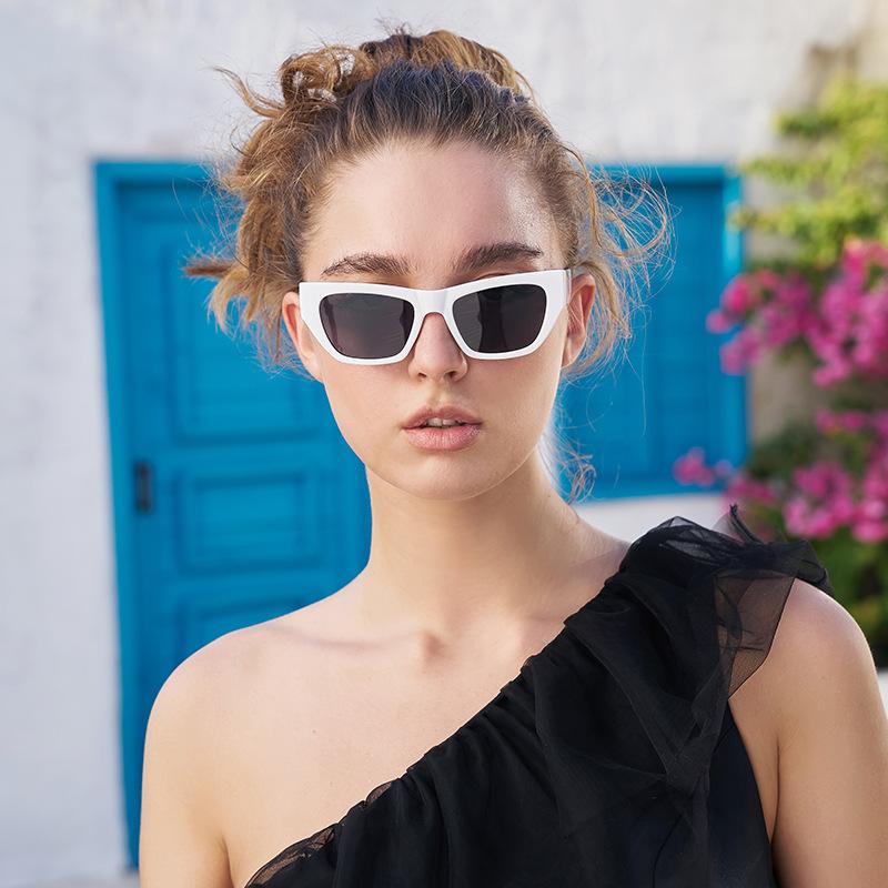 Small Frame Sunglasses Women'S Cat Eye Uv Protection Sunglasses Men'S Glasses