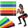 Portable Fitness Workout Equipment Rubber Resistance Bands Yoga Gym Pilates TPE Elastic Band Active Thickening Strength Training