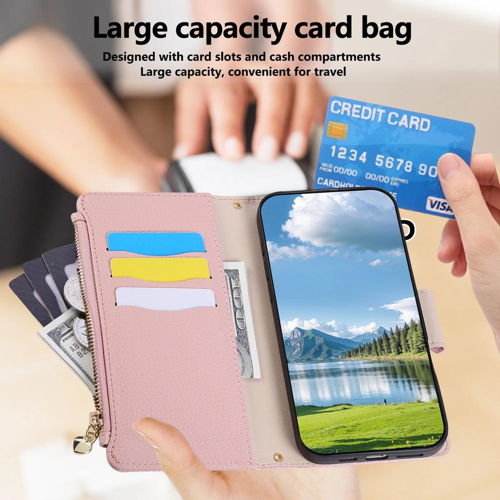 Phone Case for Samsung Galaxy S25 Edge S25 S24 S23 S21 FE S22 S20 Plus Note 20 Ultra Crossbody Cover Leather Lanyard Wallet