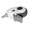 Swivel Casters Wheels Heavy Duty Brake TPR Nylon 154 Lbs 3 Inch Less Noise Medical Table Casters Wheels for Desk