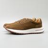 Olive green lightweight breathable mesh splicing cow suede casual shoes trendy shoes cowhide men's sports shoes