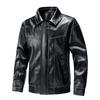 Retro PU Leather Jacket, Motorcycle Short Jacket, Leather Jacket, Men's Style