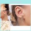 Coral Animal Design Alloy Earrings For Women Trendy Spring 2025