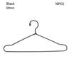 10pcs High Quality Cute Wardrobe Doll Accessories Dress Clothes Hanging Mini Hangers Metal