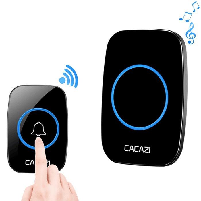Smart Long-Distance Wireless Doorbell with Remote Control and Music - Australian Standard, Ideal for Elderly Caller