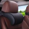 Traagschuim Auto Nekkussen PU Leer Auto Hoofdsteunkussens Auto Neksteun Zitting Hoofdsteun Kussen Pad Voor Auto Interieur Accessoire