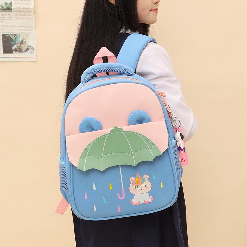 Zaino Scolastico per Bambini Carino Zaino per l'Asilo per Ridurre il Carico, Borsa per Studenti delle Scuole Primarie per Proteggere la Colonna Vertebrale, Zaino per Bambini Maschi e Femmine