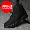 Fashion Men Boots Elevator Shoes Hidden Heels Canvas Heightening Shoes For Man Hidden Heels Increase Insole 10CM 8CM Sports Height Shoes