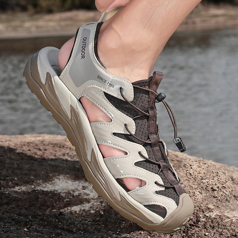 Summer Men's Shoes Summer Men's Shoes Outdoor Comfortable Walking Breathable and Comfortable Office Sandals Luxury New -46