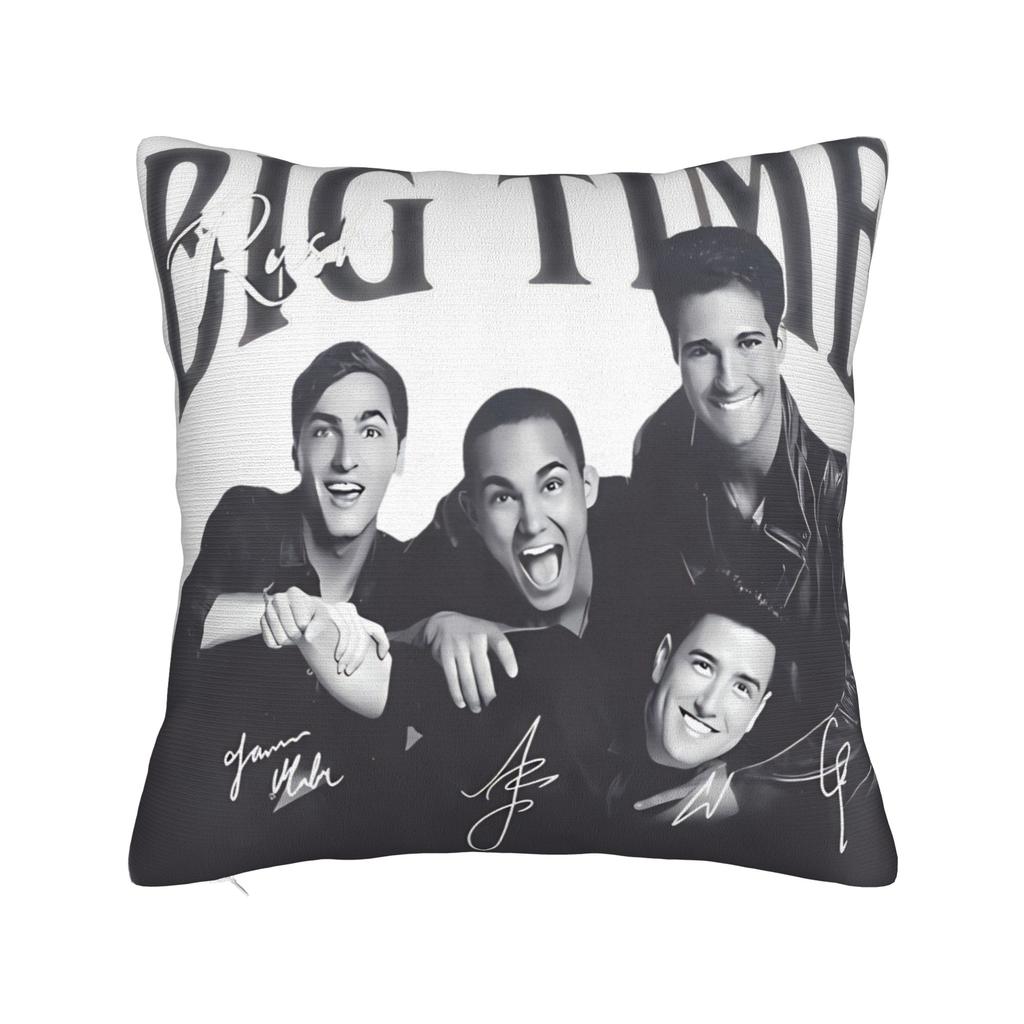 Kuddfodral Big Time Rush Tryck Kuddfodral För Vardagsrum Säng Stol Roliga Kuddfodral