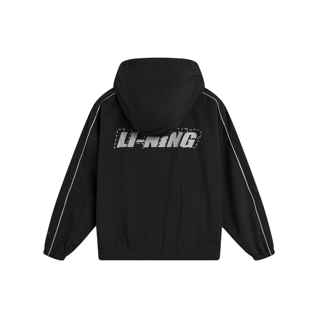 Li Ning Lotus Leaf Trench Coat Unisex Black AFDU695-1