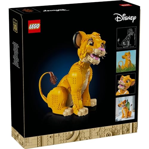 LEGO Disney König der Löwen Simba Spielzeug Geburtstagsgeschenk Block Muttertag Vatertag Männer Frauen Disney Waren 43247