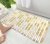 Creative Geometric Bath Mat Super Absorbent Room Entrance Floor Decor Carpet Non Slip Washable Footpad Household Shower Room Rug