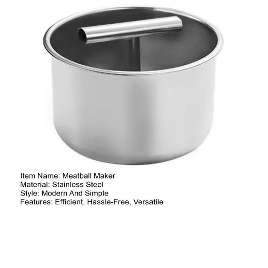 Stainless Steel Meatball Maker 6/12 Balls Manual Meat Baller Machine Kitchen Extruded Meatball Making Press Easy Clean Meatball Making Tool for