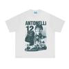Kimi Antonelli 12 Mercedes F1 White T Shirt Cotton Mercedes AMG Petronas Racing Top F1 Grand Prix Outfit Motorsport Fan Gift Tee