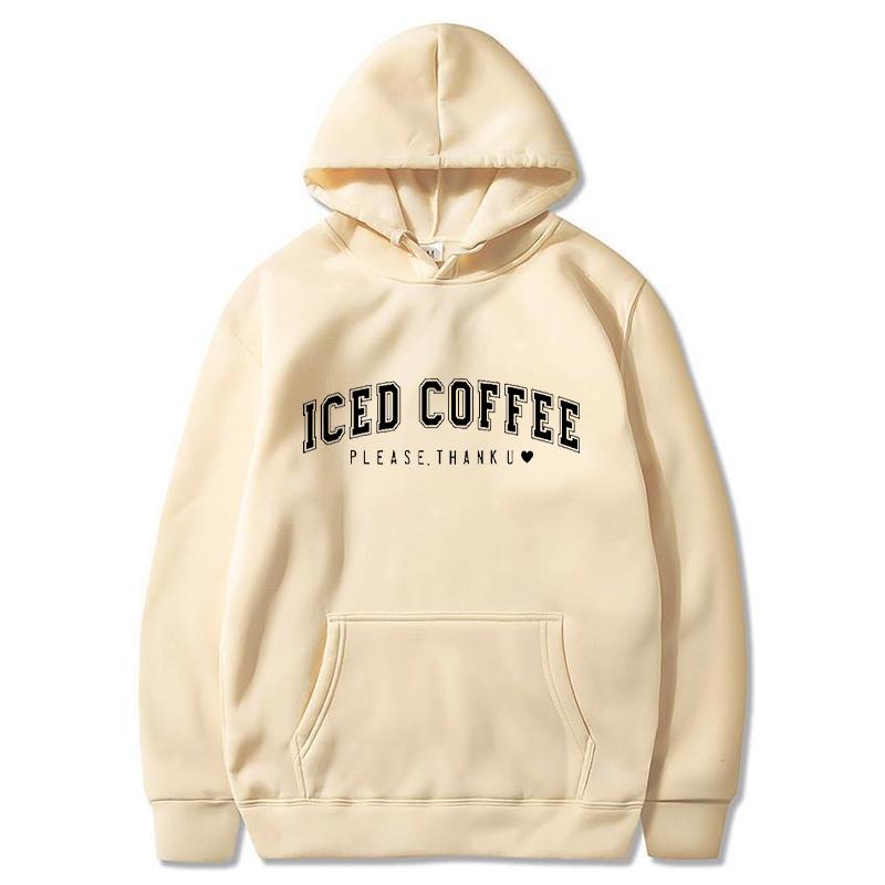 New Autumn and Winter Letter Printed Hoodie, Fashionable Long Sleeved Pocket Sweatshirt, Casual Harajuku Hooded Warm Pullover