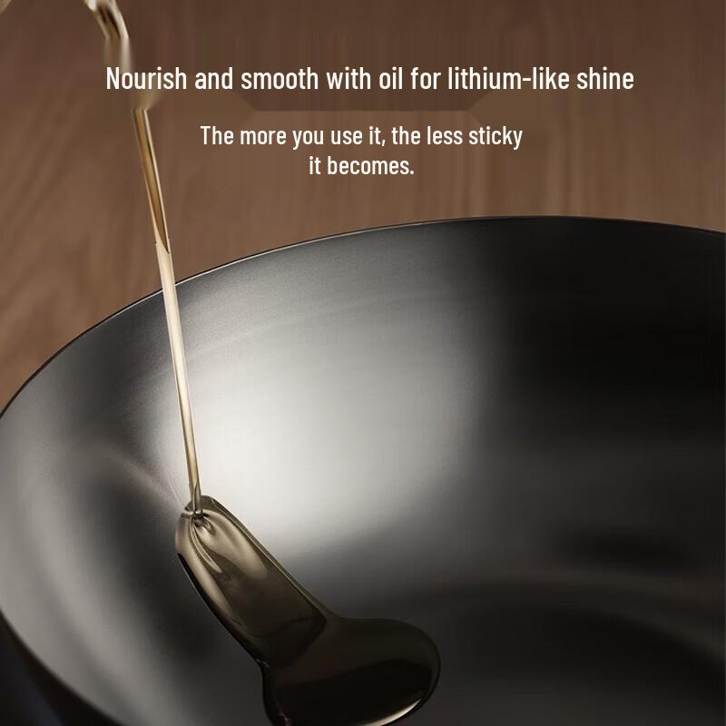 Supor 32cm Non-Coated Fine Iron Wok