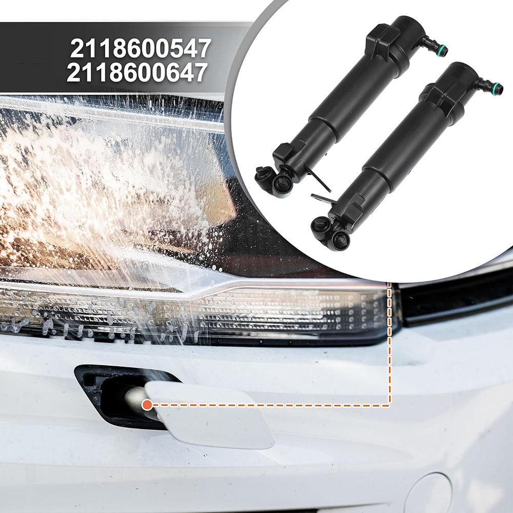 Front Venstre Høyre Spylerdyser for Hovedlys 2118600547 for Mercedes-Benz E280 E300
