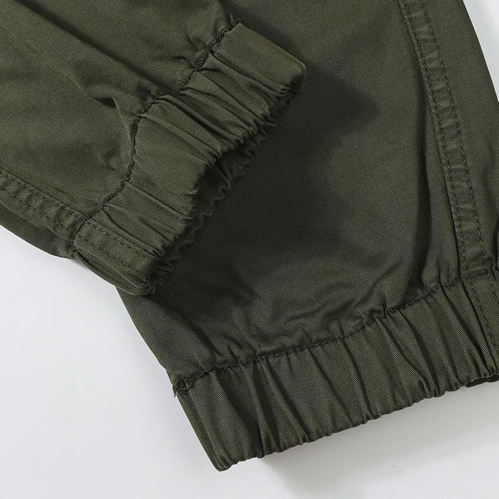 Calças de trabalho casuais esportivas masculinas Calças multibolsos para atividades ao ar livre