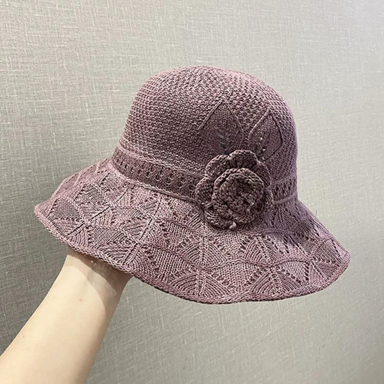Reversible belt bucket hat women's Korean version trendy sun hat summer thin breathable face sunscreen hat sun hat woman