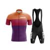 Mens Cycling Jersey Set Breathable Quick-Dry Short Sleeve Bike Outfit Road Fitness Riding