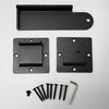 Yousheng Metal Flip Door Latch with Rust Weather Resistance Easy Installation Heavy Duty Gate Latch with 3 Keyholes