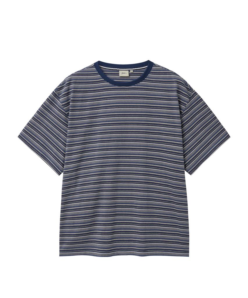 YALE Multi-Stripe T-Shirt_Navy