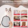 Cloth Pet Hair Removal Glove Hangable with Massage Function 5-Finger Grooming Cleaner Reusable Two-Way Puppy Shedding Gloves