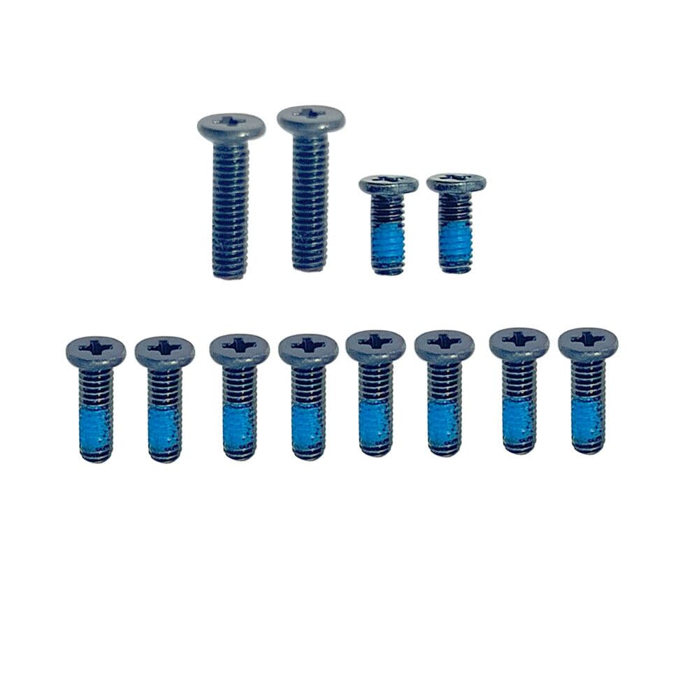 HSSDTECH Black Laptop Screws for ASUS TUF Dash F15 FX517, FX517Z, FX517ZE, FX517ZC (12-Piece Set) Lower Bottom Base Cover Case Screws
